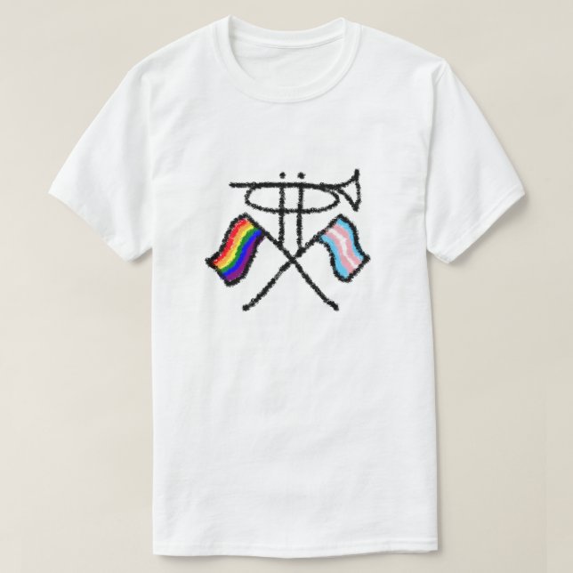 DCWC Pride Shirt - Erlös aus dem DCWC mit Stolz zu (Design vorne)