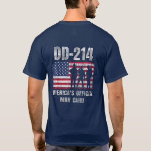 Dd214 Americas Offiziell Man Card Funny Military T-Shirt
