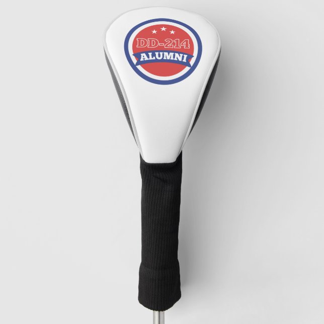 DD-214 Alumni Army Veteran Military Retirement Golf Headcover (Vorderseite)