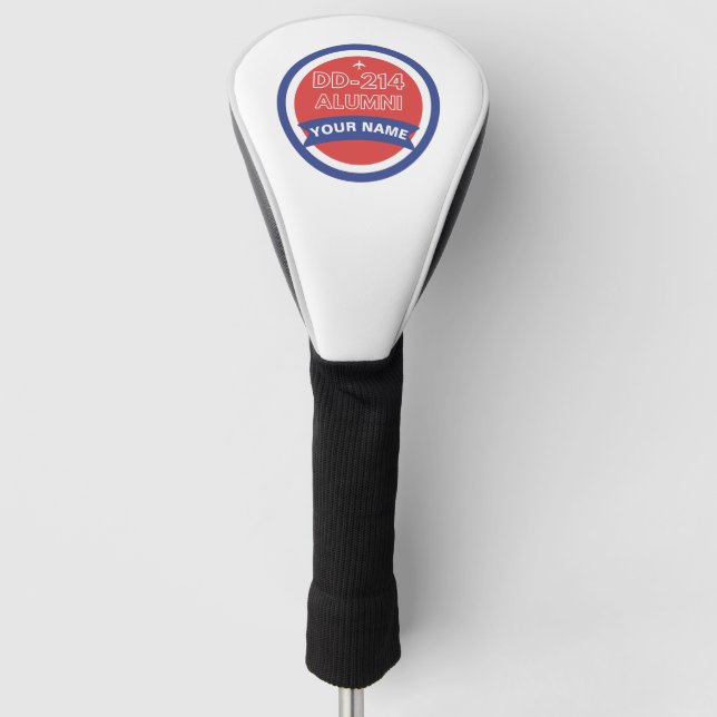 DD-214 Alumni Personalisierte Luftwaffenruhestand Golf Headcover (Vorderseite)