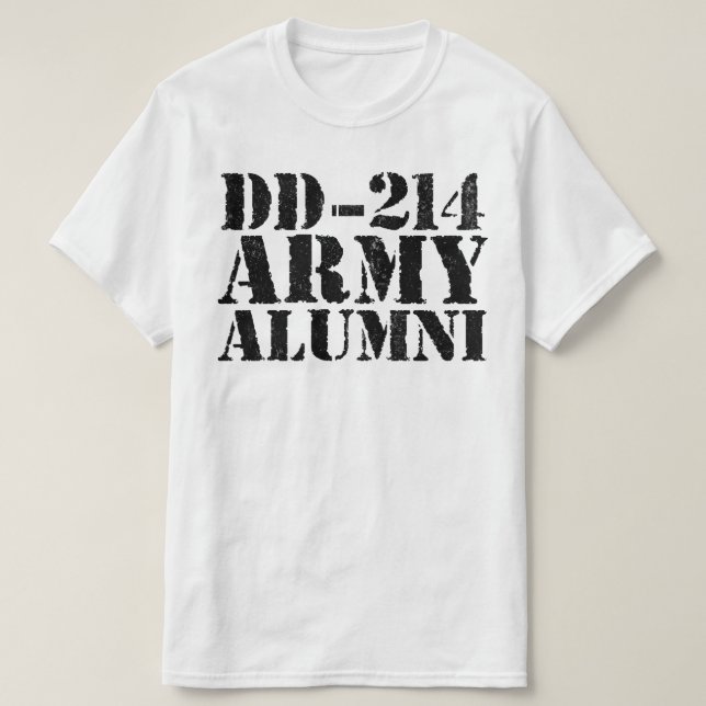 dd-214-Armeealumni T-Shirt (Design vorne)