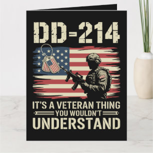 DD-214 Es ist eine Veteranen-Sache, die du nicht v Karte