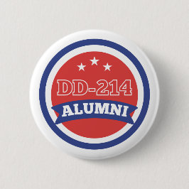 DD-214 Militärruhestand der Alumni-Armee Button