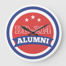 DD-214 Militärruhestand der Alumni-Armee Große Wanduhr