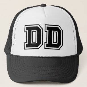 'DD' Monogramm Truckerkappe