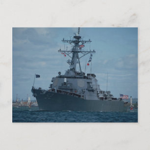 DDG 52 "Arleighe Burke", erster von neuen Klasse A Postkarte
