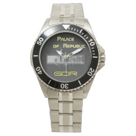 DDR Design Palast der Republik Armbanduhr