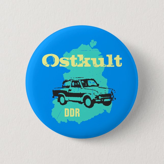 DDR Design Trabbi Button (Vorderseite)