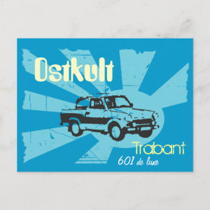 DDR Design Trabbikult Postkarte