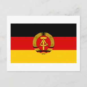 DDR-Flagge der Demokratischen Republik Deutschland Postkarte