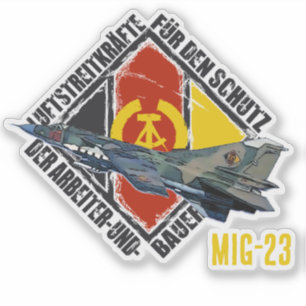 DDR MIG 23 AUFKLEBER