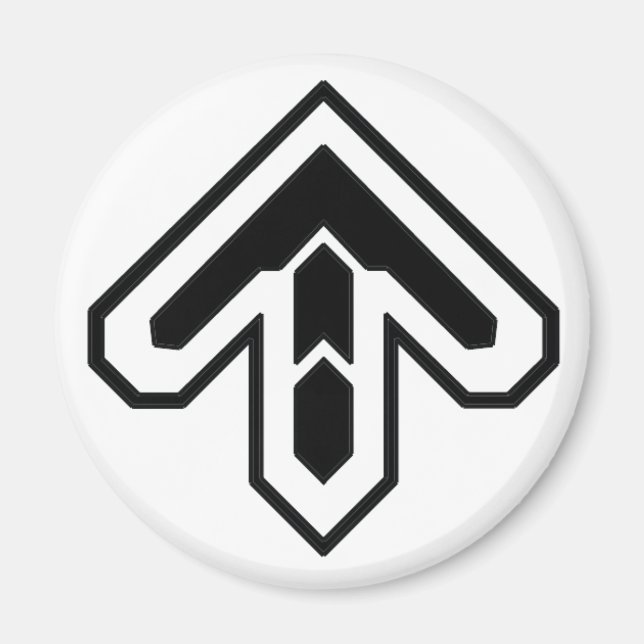 DDR-Pfeil-Magnet Magnet (Vorne)