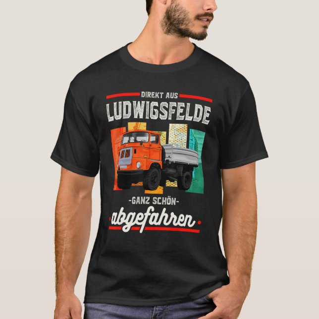 DDR Truck IFA W50 Saying Retro T-Shirt (Vorderseite)