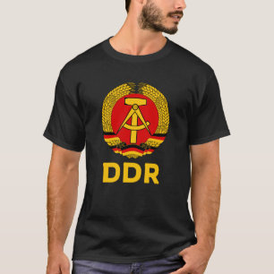DDR Wappen Ostdeutschland Fahne Geschenk Ossi T-Shirt