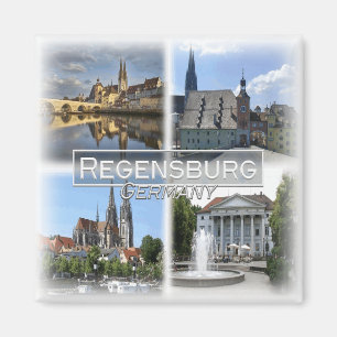 DE0111 Europa, Deutschland, Regensburg, Kühlschran Magnet