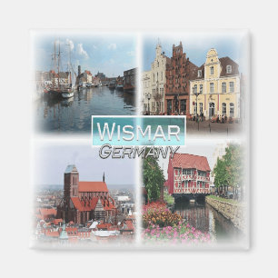 DE0140 Europa, Deutschland, Wismar, Kühlschrank Magnet