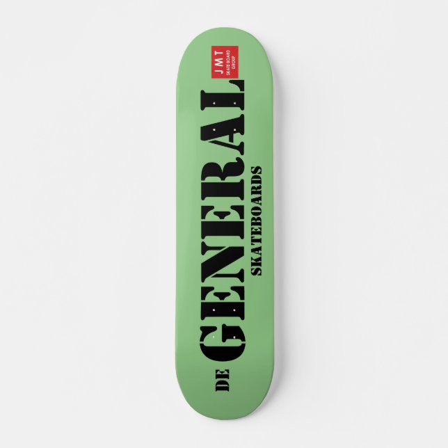 DE ALLGEMEINE SKATEBOARDS / JMT SKATEBOARDS (Vorne)