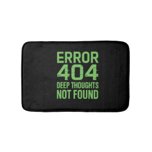De Bain Erreur 404 Réflexions Profondes Non Trouvées Tapis