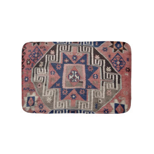 De Bain Tapis Kilim Rouge Antique Oriental