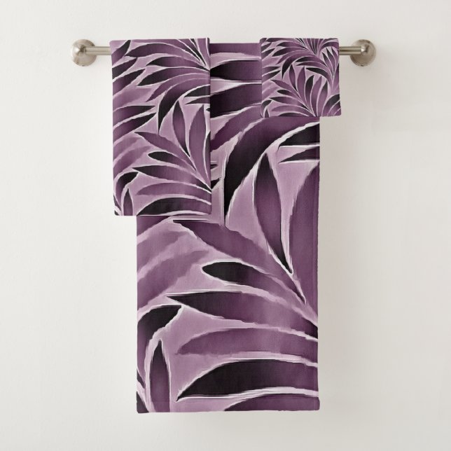 De beaux Feuilles en pourpre d'aubergine (En situation)