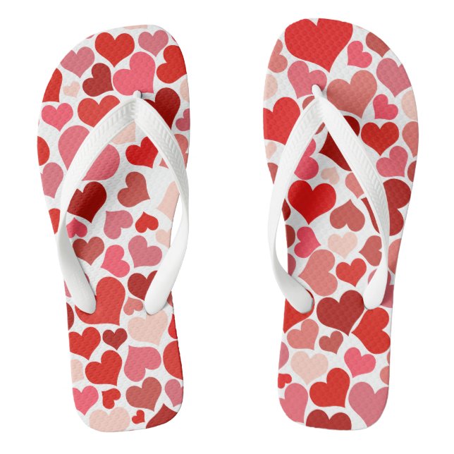 De beaux tongs de coeur. (Semelle)