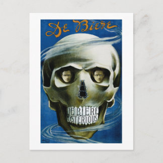 De Biere Magic Skull Postkarte