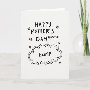De carte nuageuse pour la fête des mères Bump