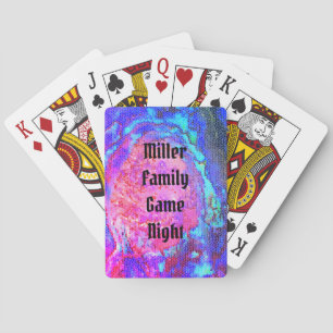 De Cartes Famille Jeu Nuit Vibrant Spiral Mosaic