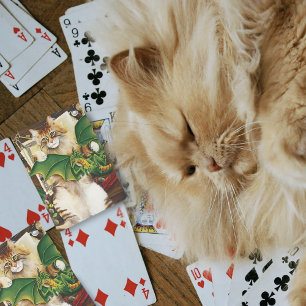 De Cartes Table Top Jeu Dragon Chat
