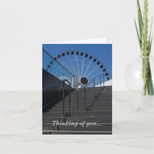 De Cette Façon À La Roue Pensée De Vous Carte (Devant)