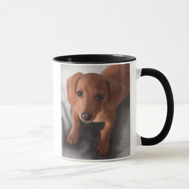 De chiot la tasse de café la plus mignonne jamais (Droite)