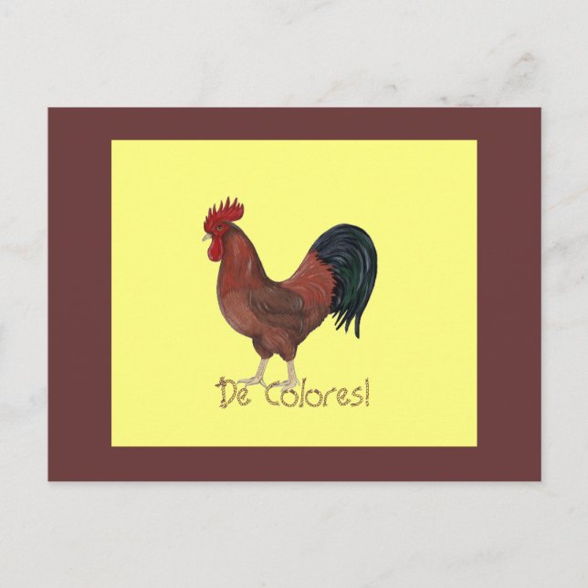 De Colores! Postkarte (Vorderseite)