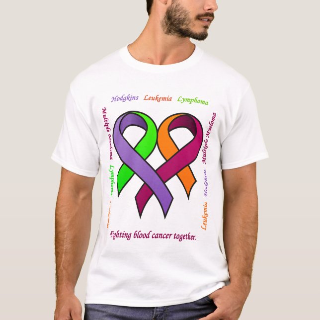 De combat de sang de Cancer T-shirt ensemble (Devant)
