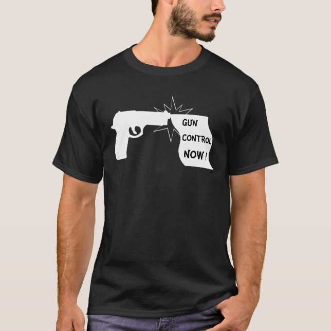 De contrôle des armes T-shirt maintenant (Devant)