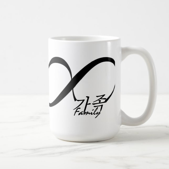 De Coréen tasse de café de famille pour toujours (Droite)