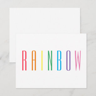De Correspondance ARC-EN-CIEL 4,25x5,5 Carte Plate