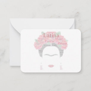 De Correspondance Bougie_Latina Note Frida Carte pour notes