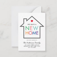 Budget Nouveau domicile Changement d'adresse Carte