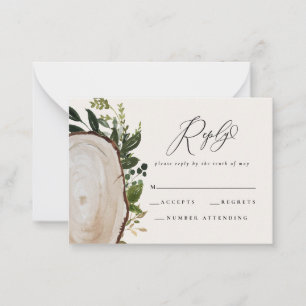 De Correspondance budget Russe aquarelle mariage réponse carte RSVP
