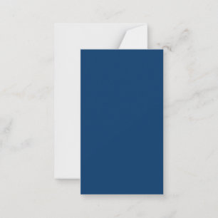 De Correspondance Carte à billet plat bleu minuit - personnalisable