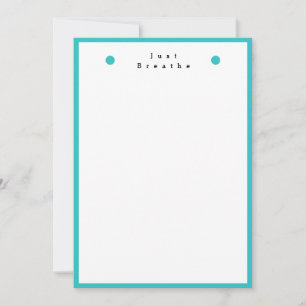 De Correspondance Carte à billets fixes personnalisée plate