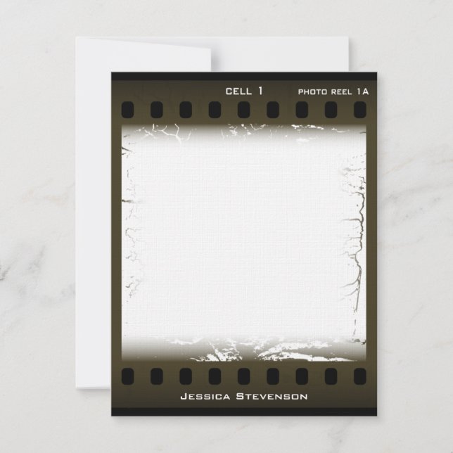 De Correspondance Carte à note plat (olive) (Devant)