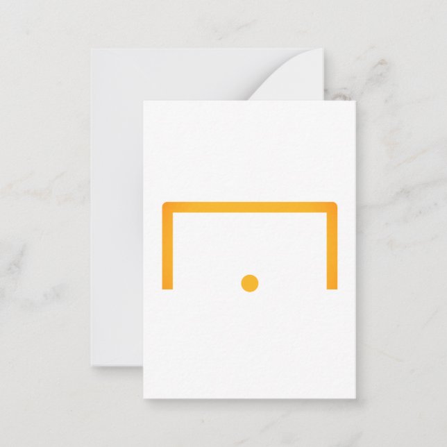 De Correspondance Carte à note plate Objectif (Devant)