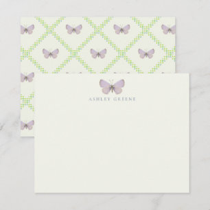 De Correspondance Carte Appalachian Blue Butterfly Flat Note