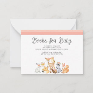 De Correspondance carte bébé shower animaux forestier apporter un li