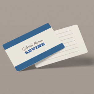 De Correspondance Carte Bleu et Argent Marine