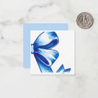De Correspondance Carte Boîtier Blue Watercolor