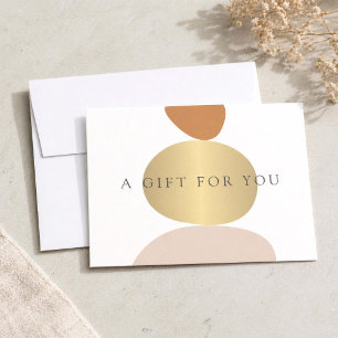 De Correspondance Carte Cadeau Yoga Or Pierres Zen Abstraites Modern