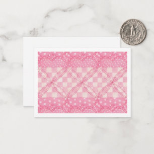 De Correspondance CARTE CARREFOIRE ROSE 3,5x2,5 Carte plate II