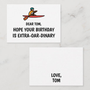 De Correspondance Carte d'anniversaire amusant personnalisée